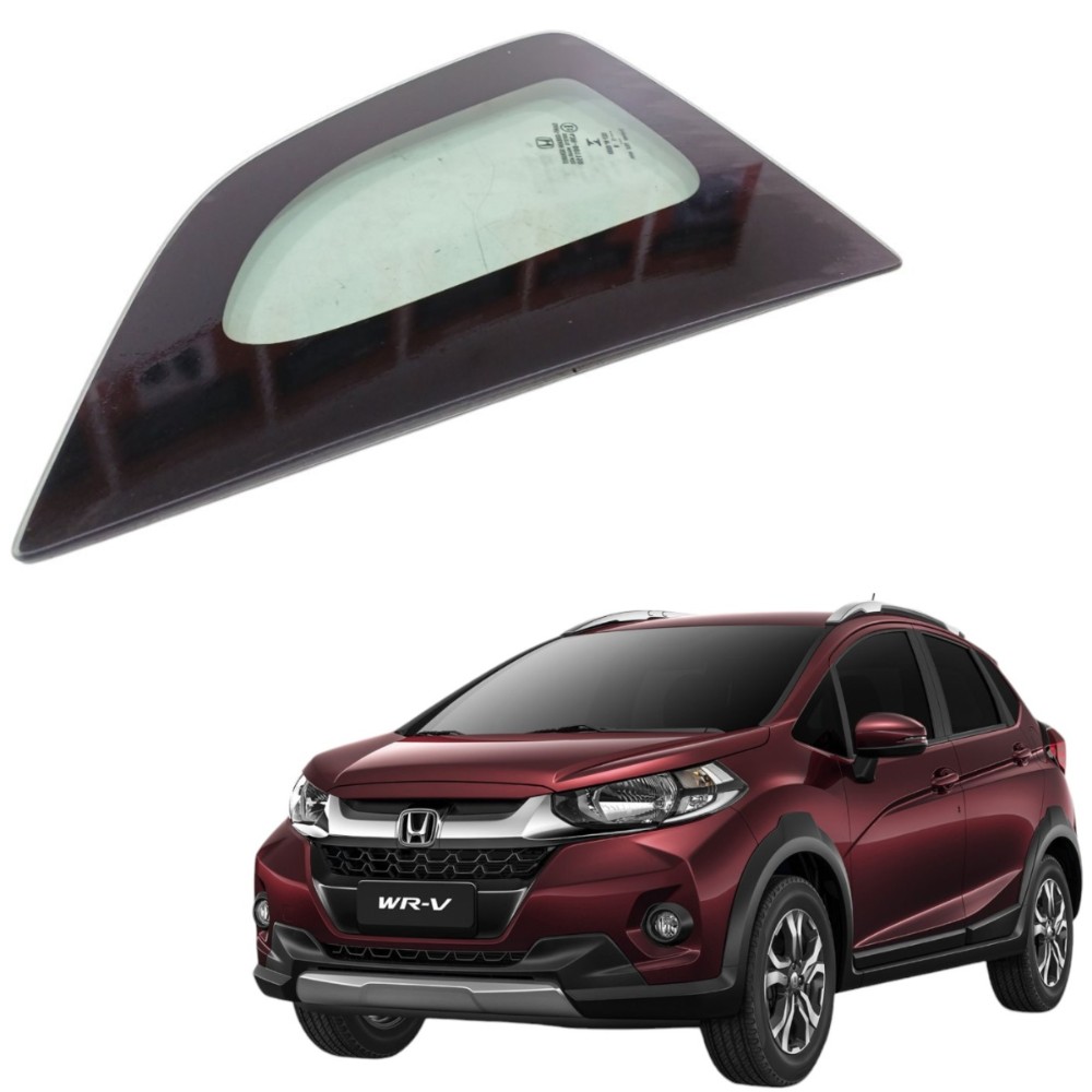 Vidro fixo traseiro esquerdo honda wrv 2017 2021