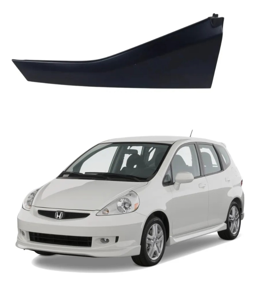 Moldura externa porta traseira direita honda fit 2004 41416