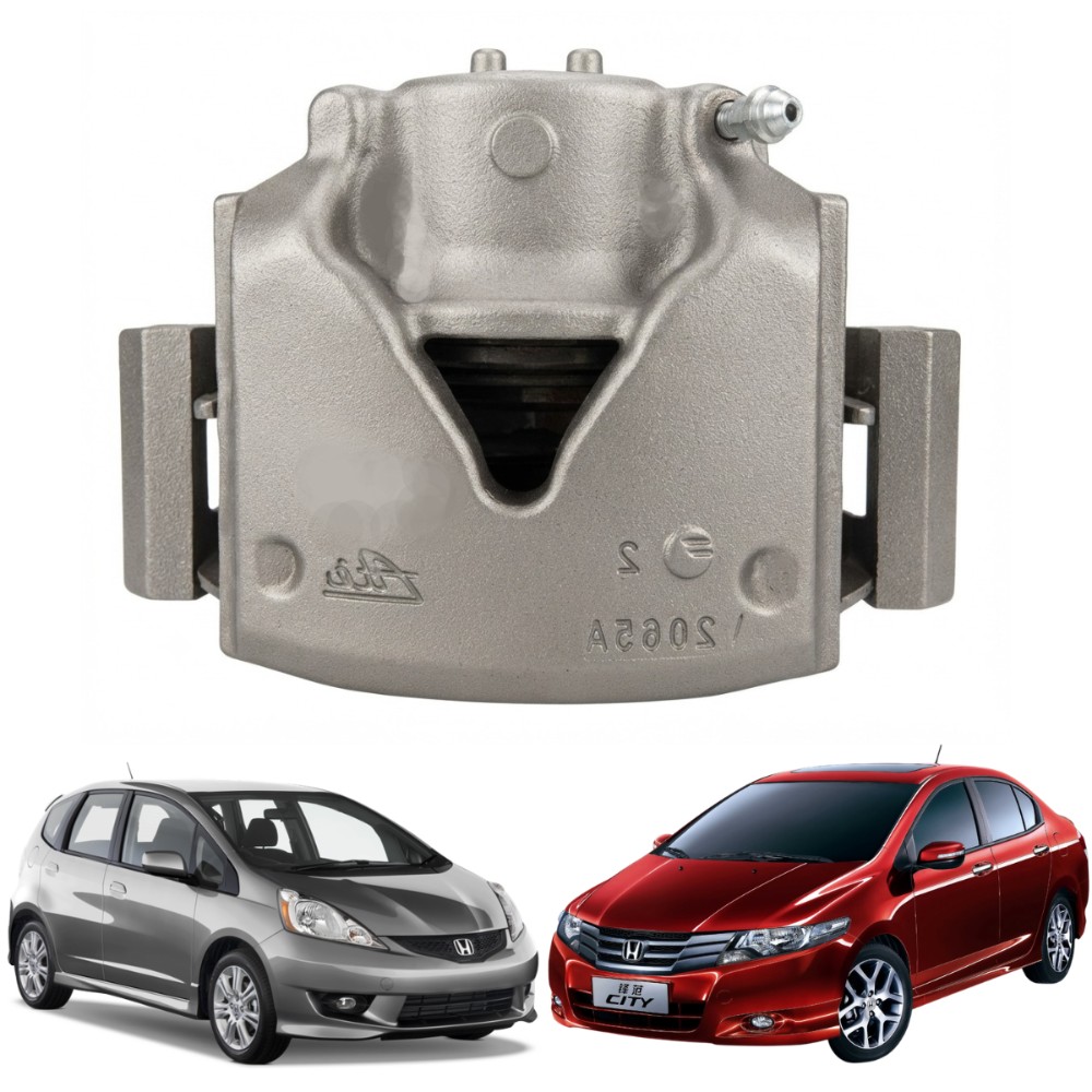 Pinça freio dianteira esquerda honda fit city 2009 2014