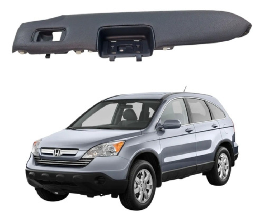 Moldura Botão Vidro Traseiro Esquerdo Honda Crv 2007 2011