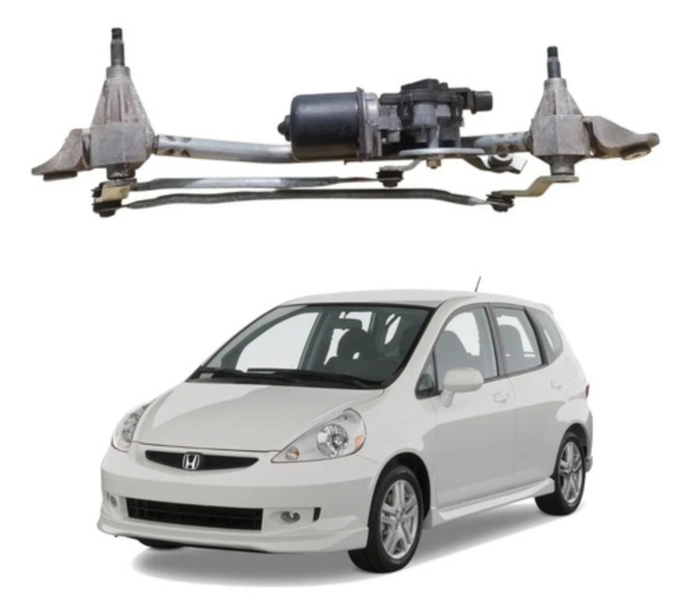 Motor Limpador Parabrisa Honda Fit 2004 2008