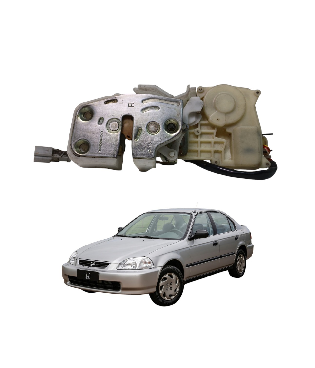 Tranca Porta Dianteira Direita Honda Civic 1996 2000 911