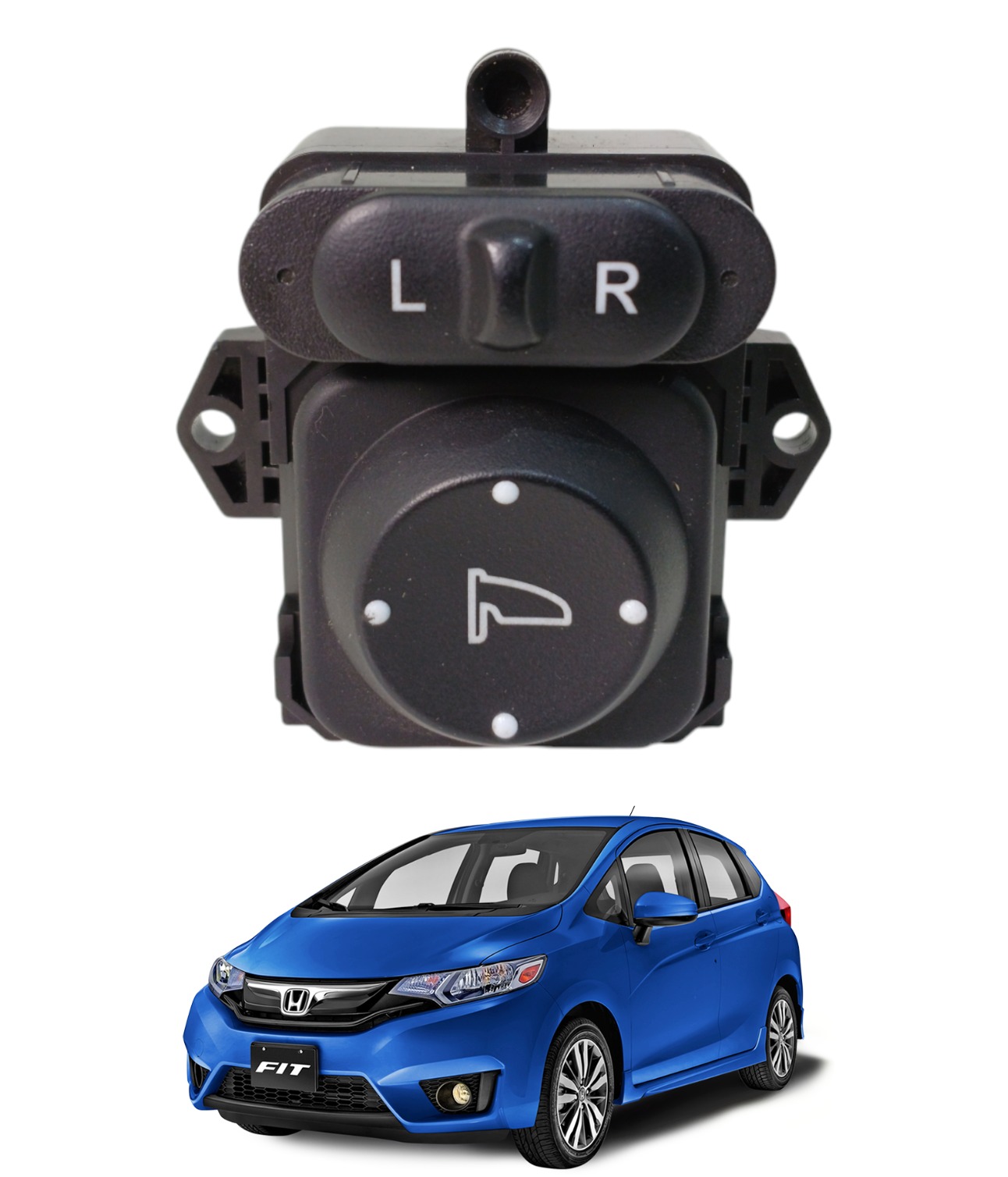 Botão Comando Retrovisor Honda Fit 2015 2016 2017 2018 E5393