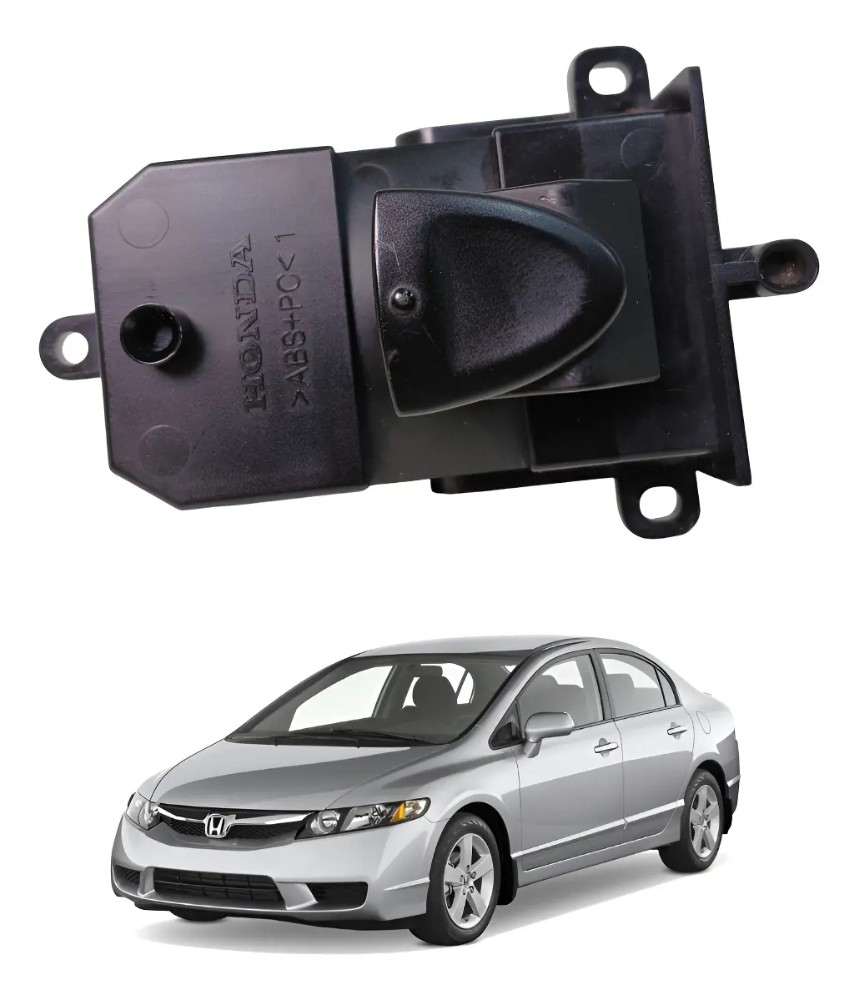Botao comando vidro traseiro honda civic 2007 2011 47250