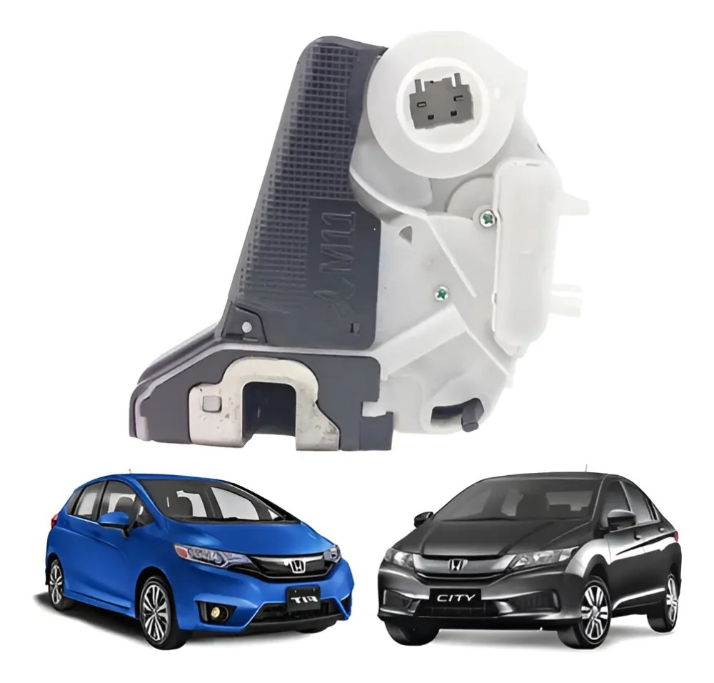 Tranca porta traseira esquerda honda fit city 2015 2021 47211