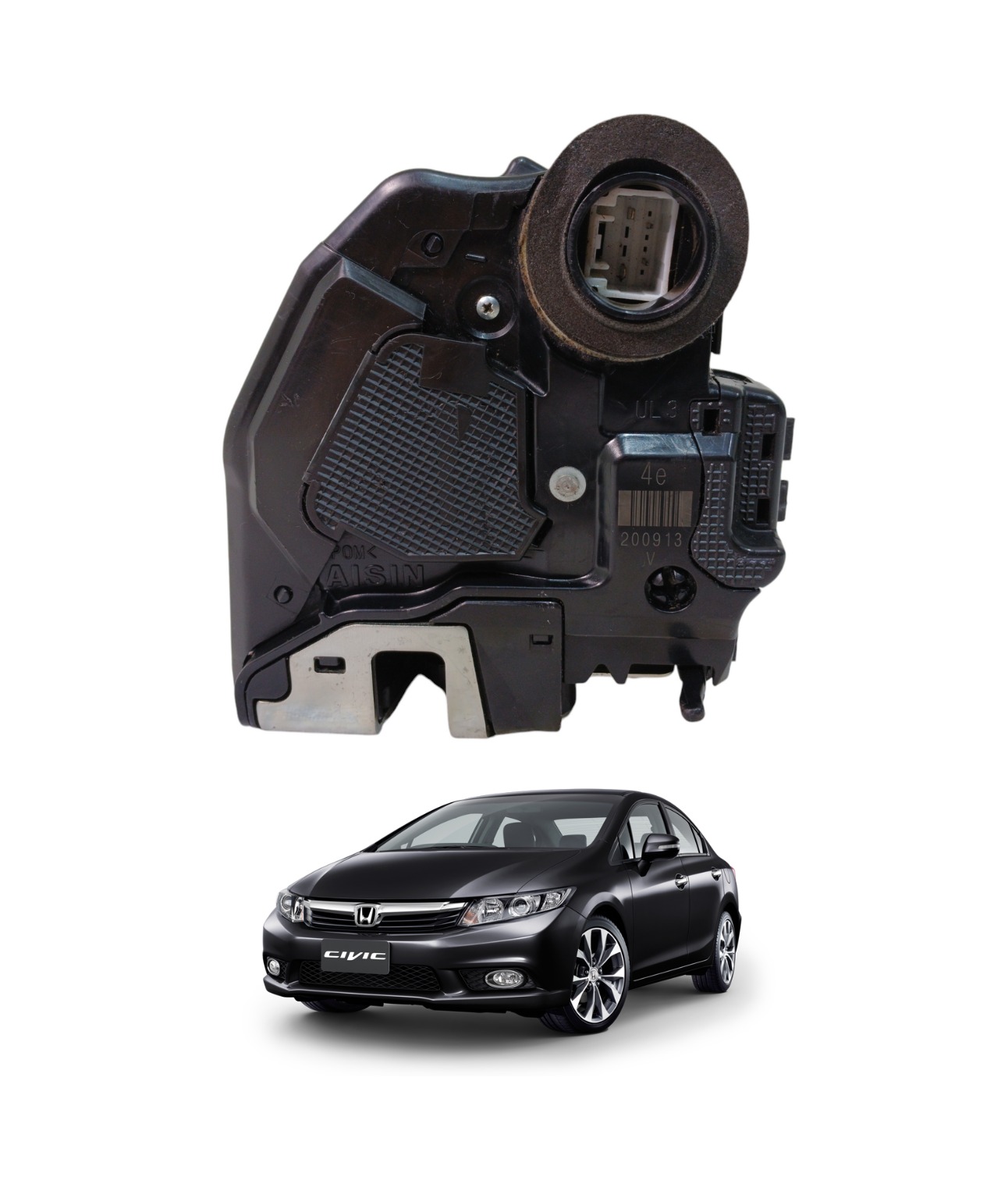 Fechadura Tranca Traseira Esquerda Civic 2012 A 2016 E2147