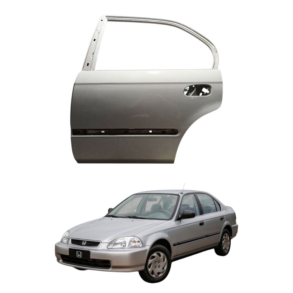 Porta traseira esquerda honda civic 1996 2000