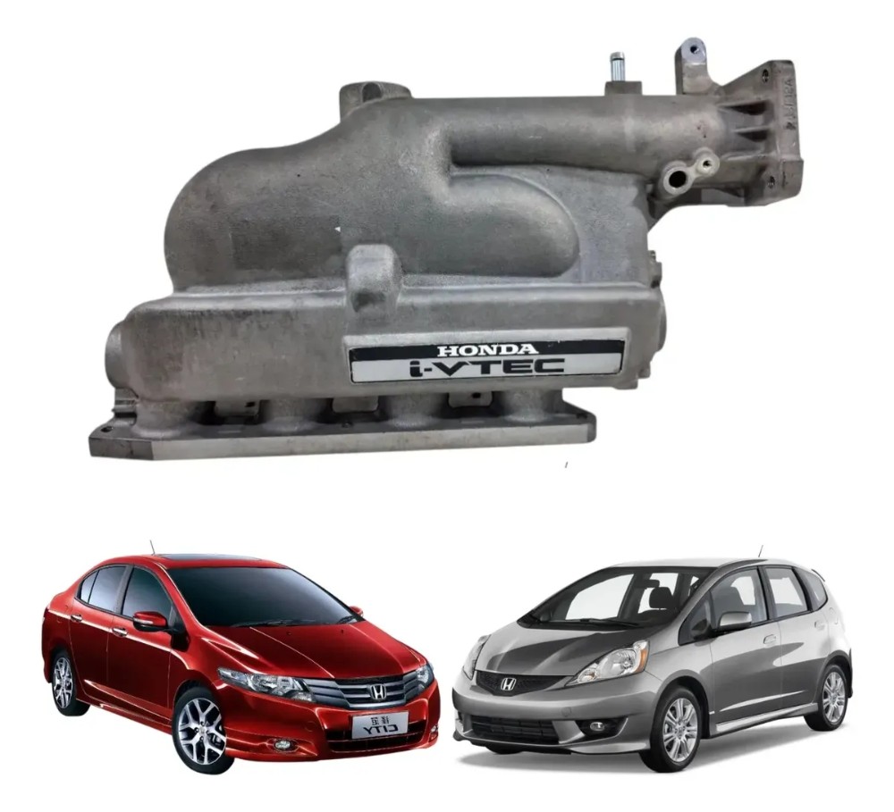 Coletor admissao honda city fit 2009 2014 51164