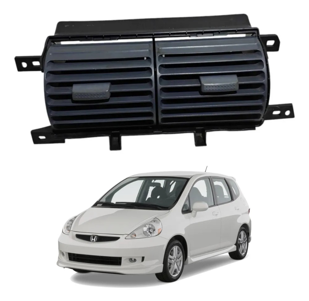 Difusor ar central honda fit 2004 2008 33998