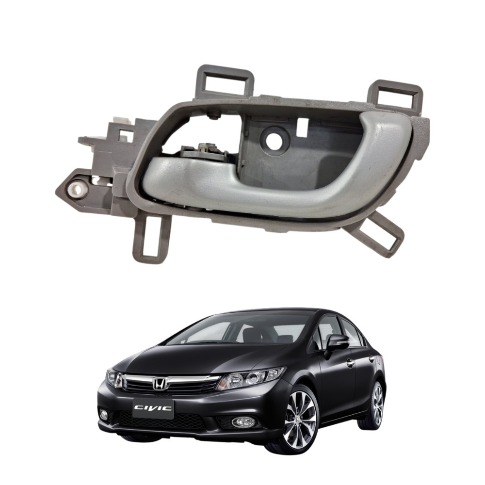 Maçaneta interna esquerda Honda civic 2012 2016