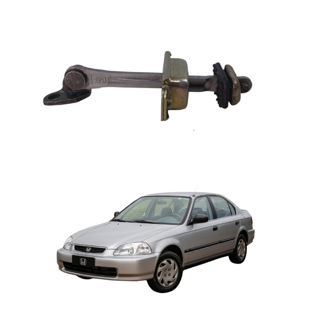 Limitador porta dianteira esquerda honda civic 1996 2000