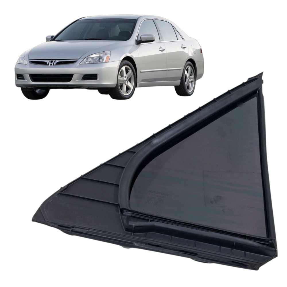 Vidro fixo traseiro esquerdo Honda Accord 2003 2007