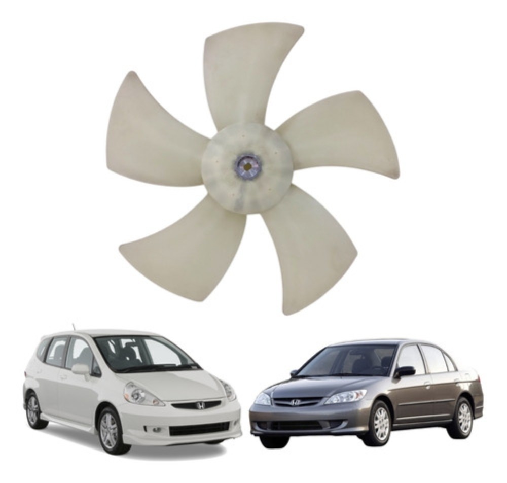HÉLICE  RADIADOR VENTOINHA HONDA FIT CIVIC 2001 2008