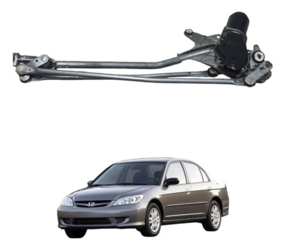 Motor Limpador Parabrisa Honda Civic 2001 2006