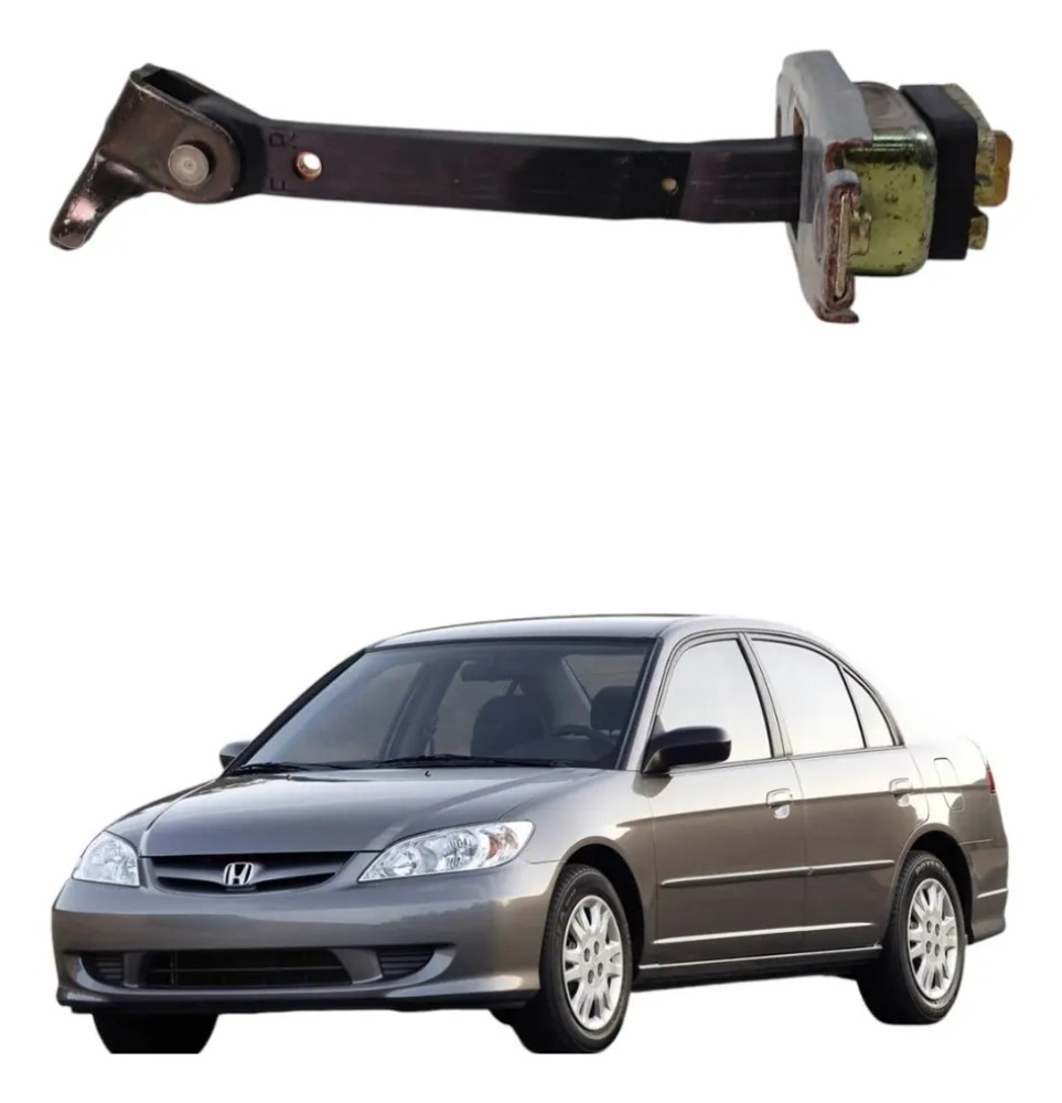 Limitador porta dianteiro esquerdo honda civic 2001 49611