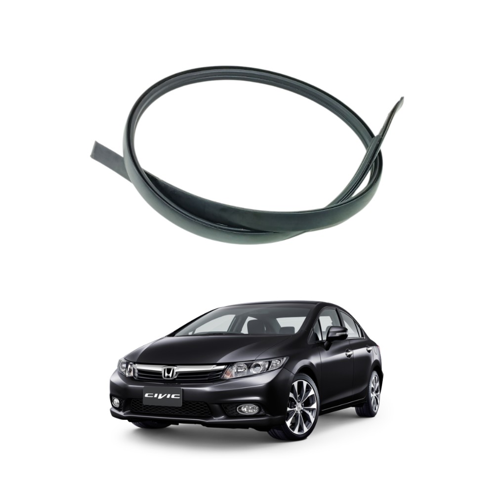 Borracha friso teto dianteiro direito honda civic 2012 2016