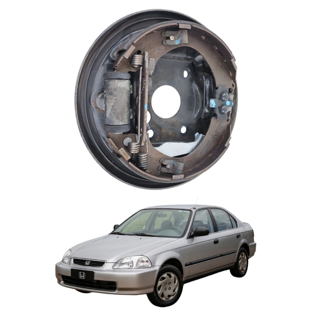 Sapata freio traseira direita honda civic 1996 2000