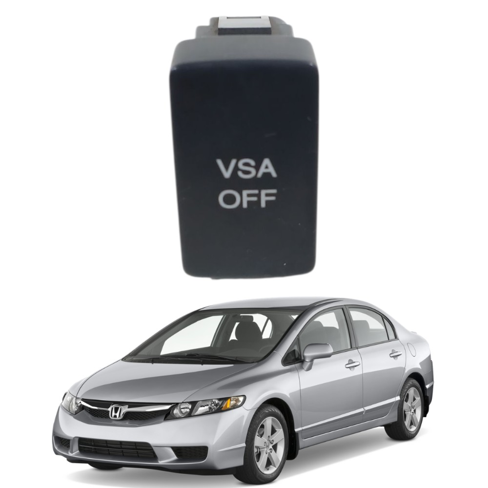Botão VSA off controle estabilidade honda civic SI 2007 2011