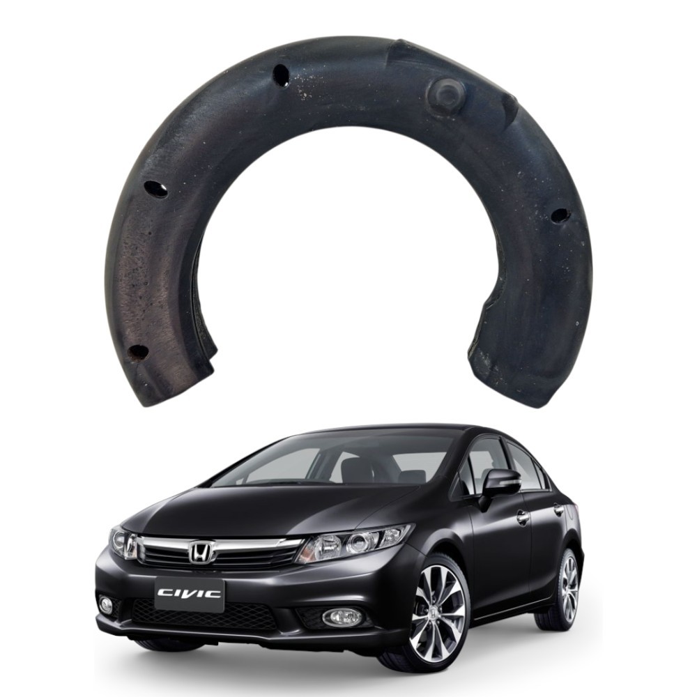 Calco inferior mola dianteira direita honda civic 2012 2016