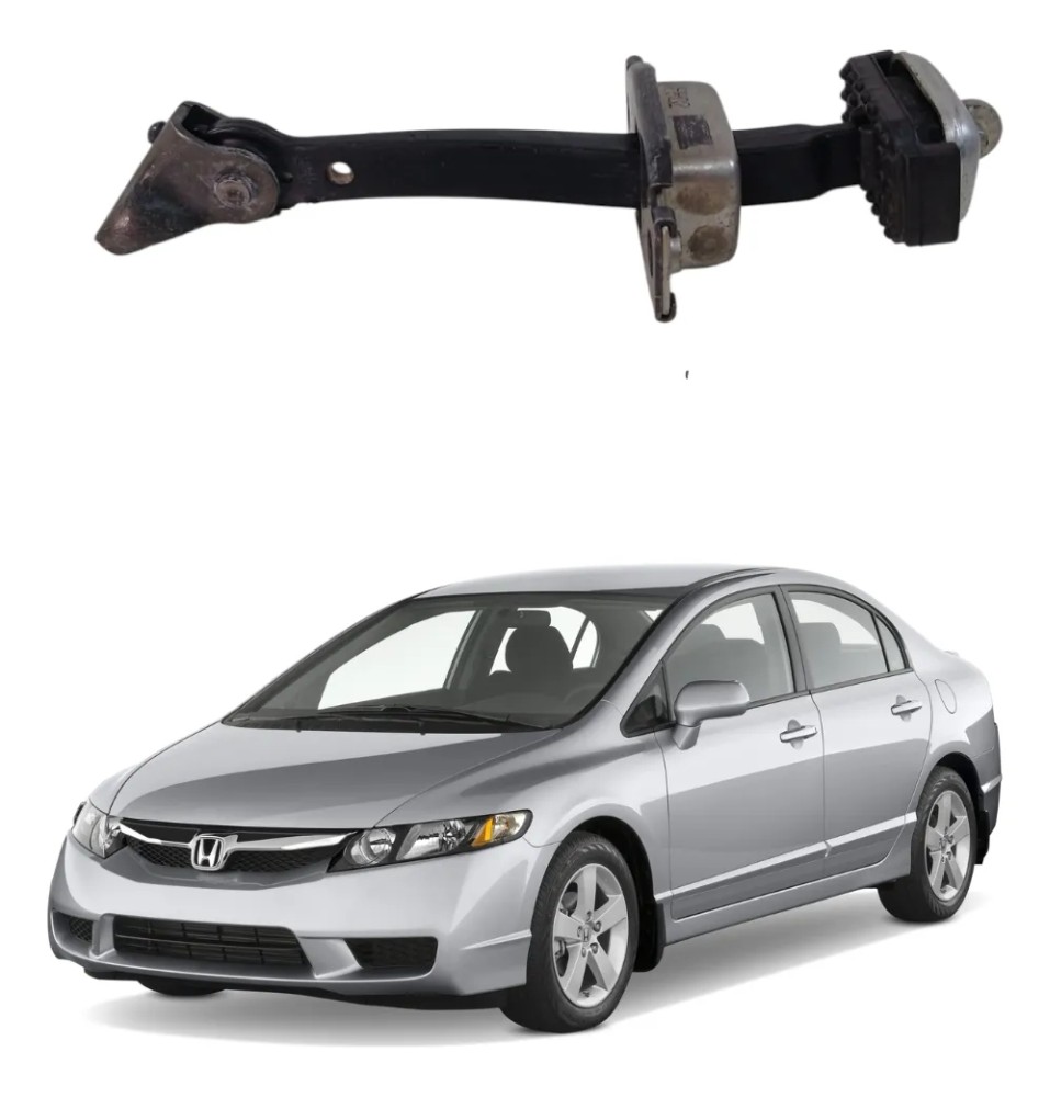 Limitador porta traseira esquerda honda civic 2007 34668