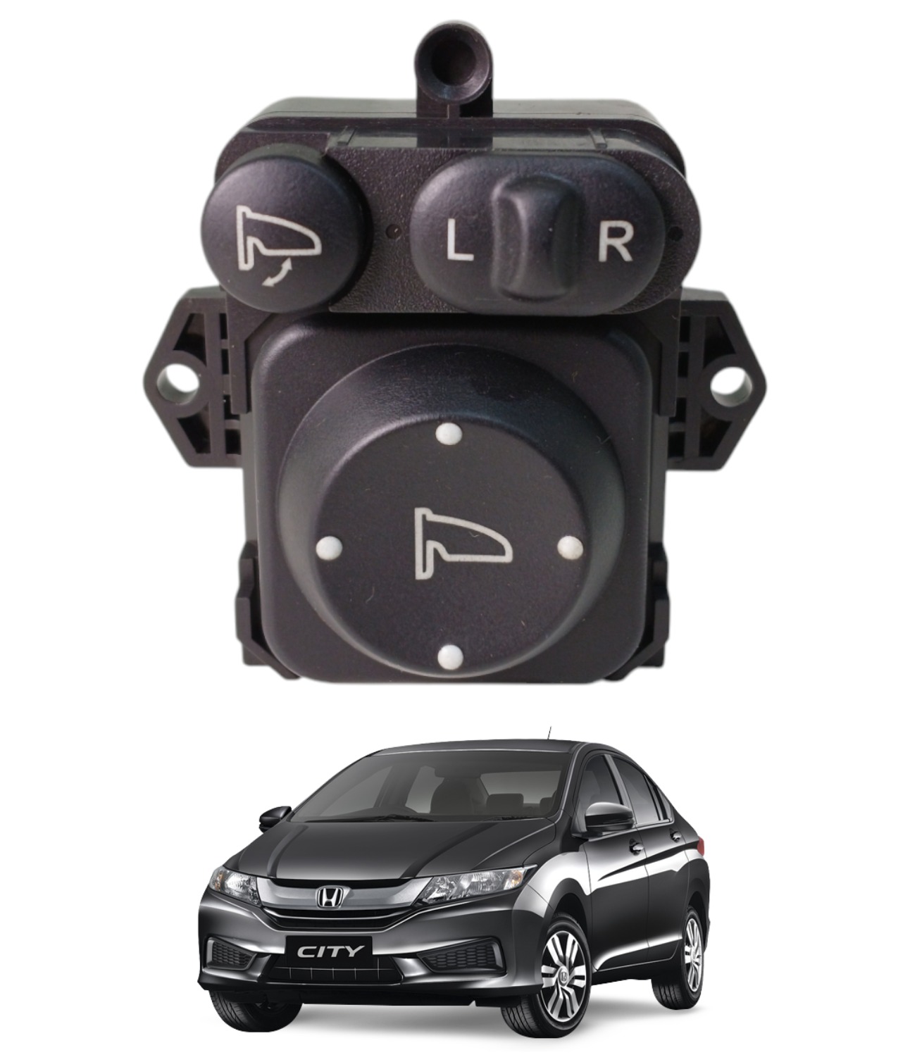 Botão Comando Retrovisor Retrátil Honda City 2015 2016 E5365