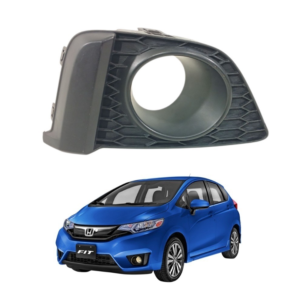 Moldura Farol Milha Esquerdo Honda Fit 2015 2021