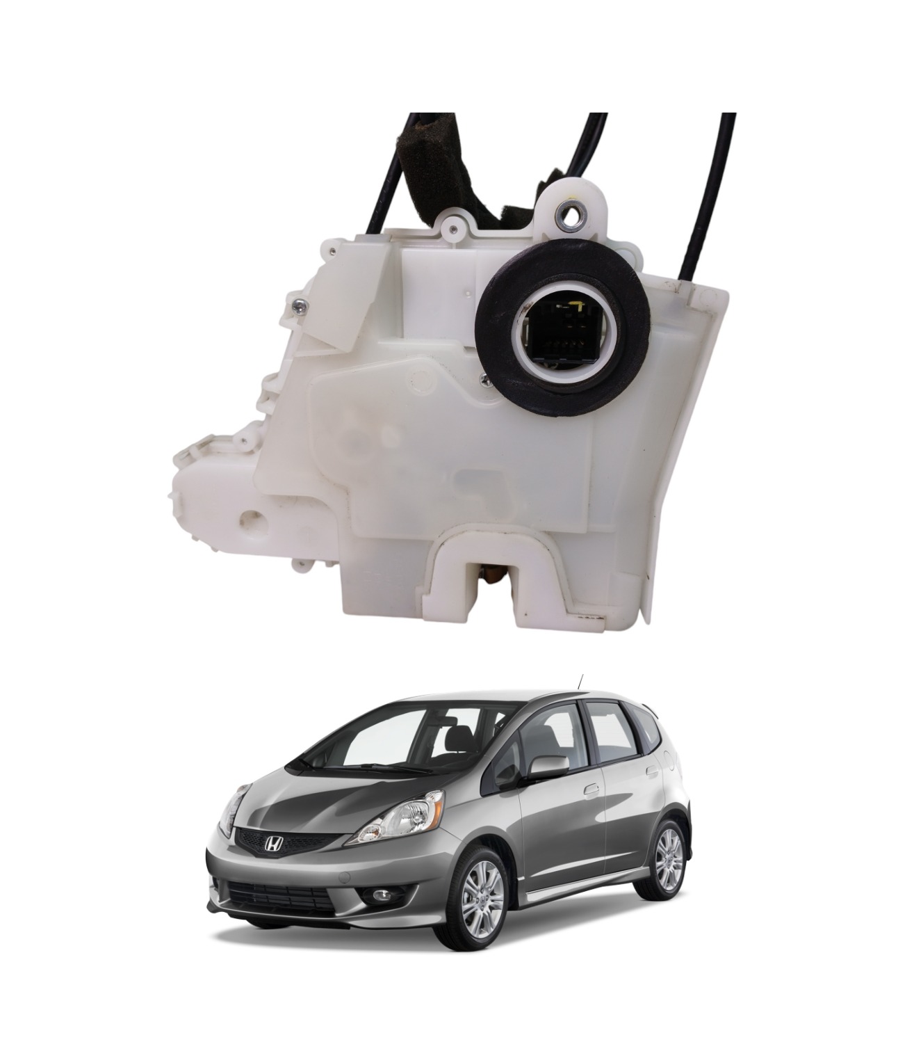 Fechadura Tranca Dianteira Direita New Fit 2009 A 2014 E2424