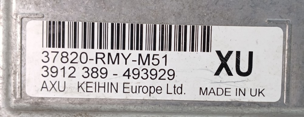 Modulo Central Injeção Honda Fit 2009 2014 37820rmym51 12322 3