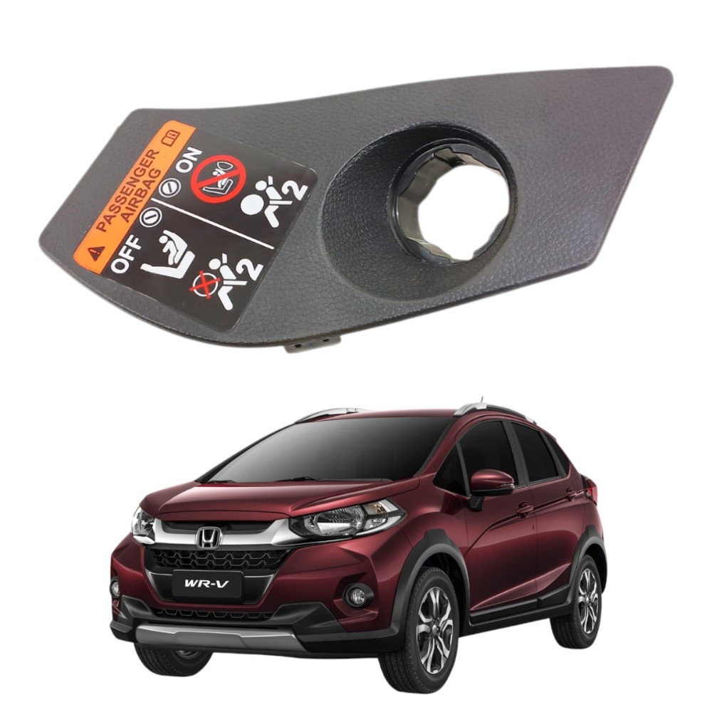 Moldura chave airbag passageiro honda wrv 2017 2021