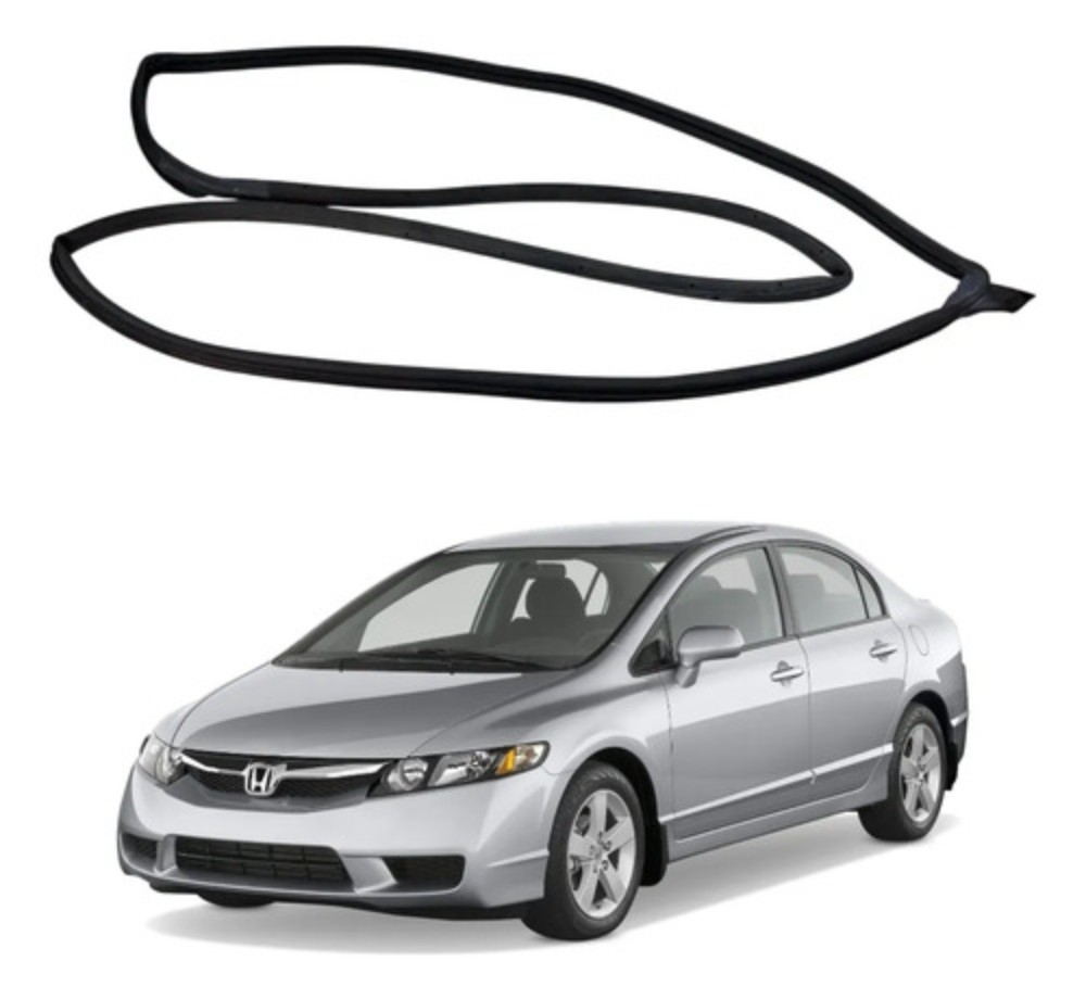 Borracha porta dianteira direita honda civic 2007 2011