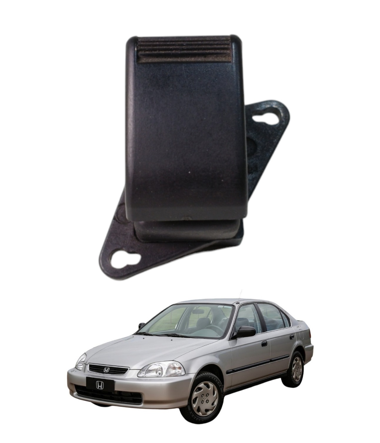 Comando Vidro Traseiro Esquerdo Honda Civic 1996 1997 E5567