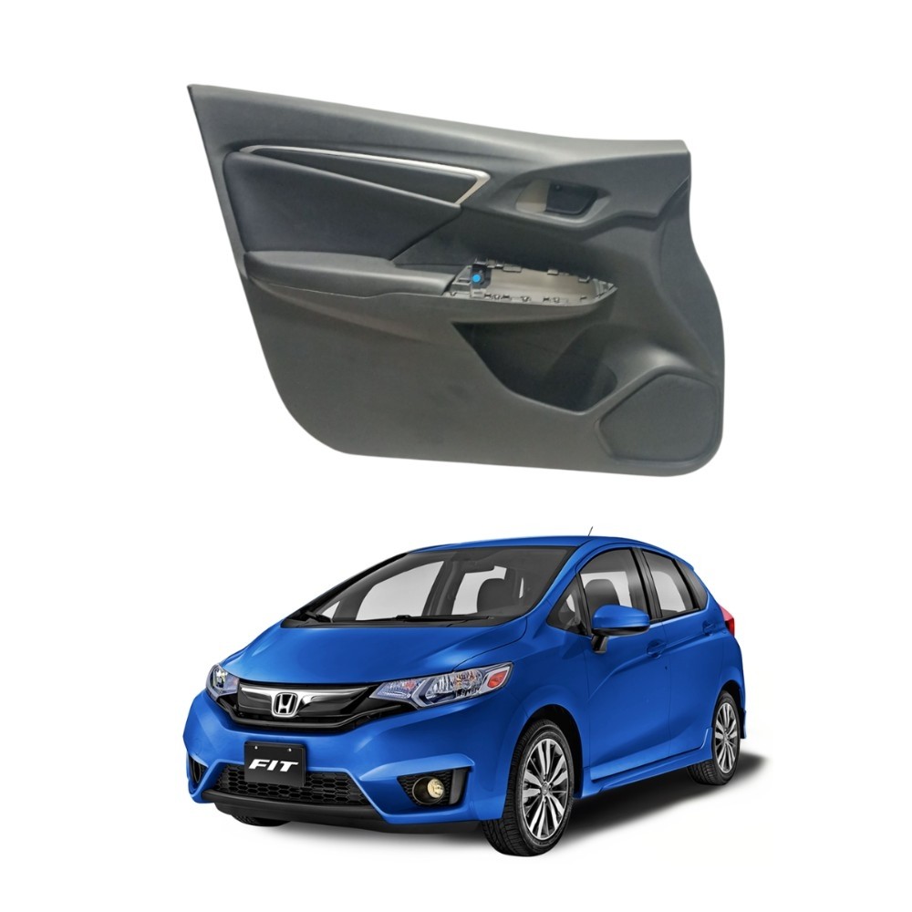Forro porta dianteiro esquerdo honda fit 2015 2021