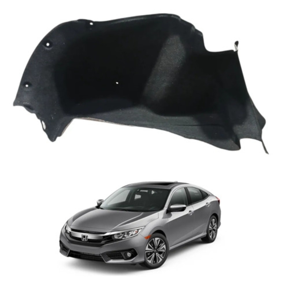 Forro lateral esquerdo porta mala honda civic 2017 2021