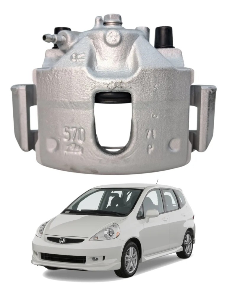 Pinça freio dianteira direita Honda fit 2004 2008