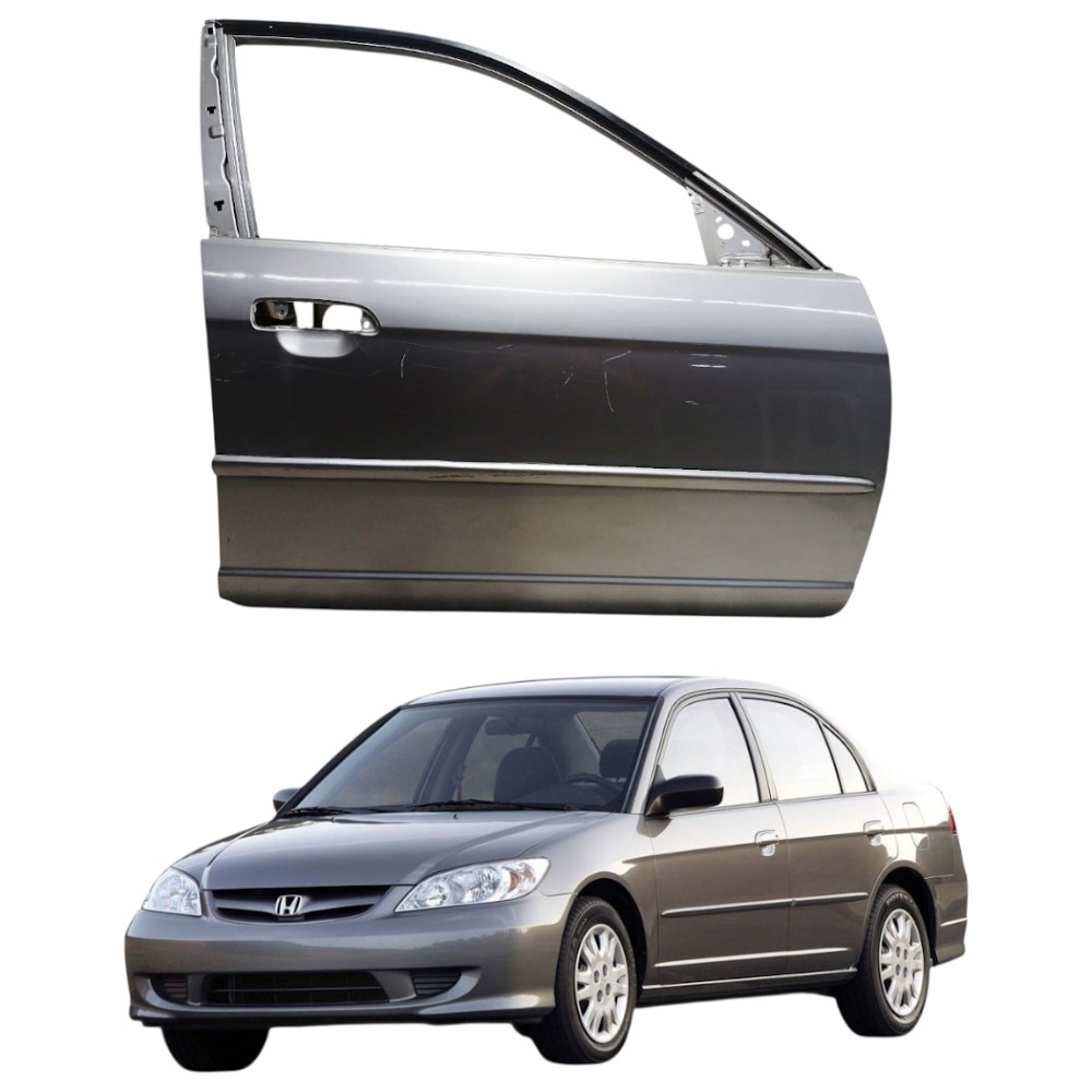 Porta dianteira direita hond civic 2001 2006