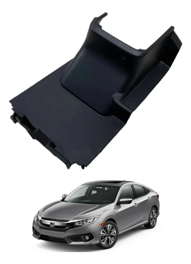 Acabamento console central honda civic 2017 2021 39975