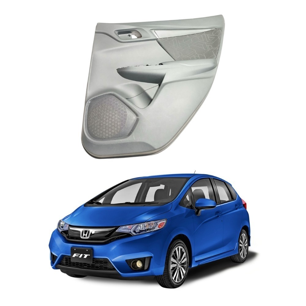 Forro porta traseira direita honda fit 2015 2021