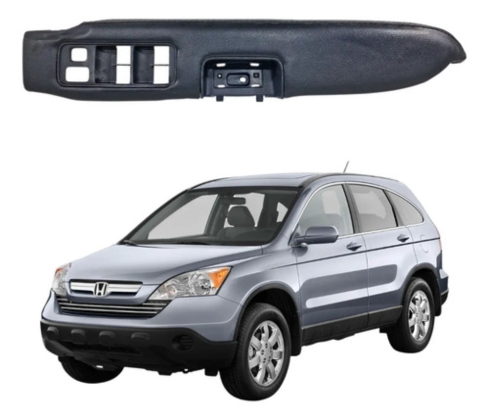 Moldura Botão Vidro Dianteiro Esquerdo Honda Crv 2007 2011