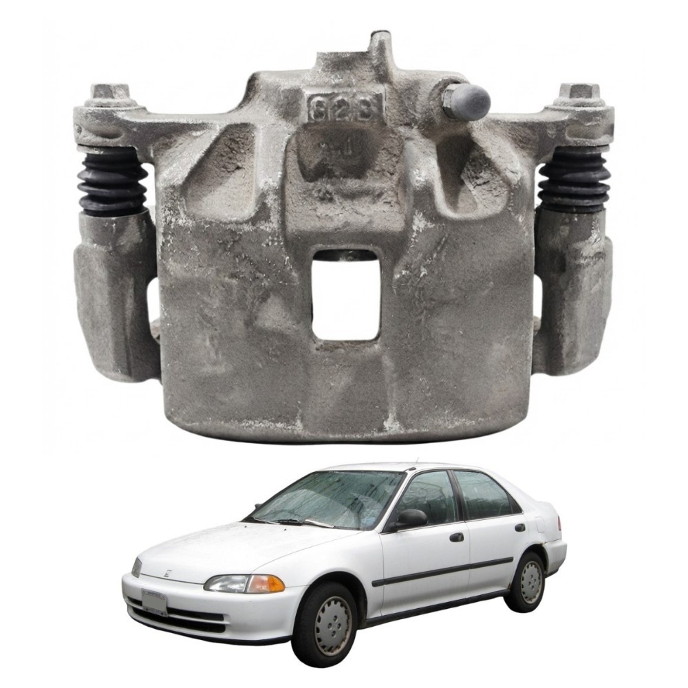 Pinça dianteira esquerda Honda civic 1992 1995