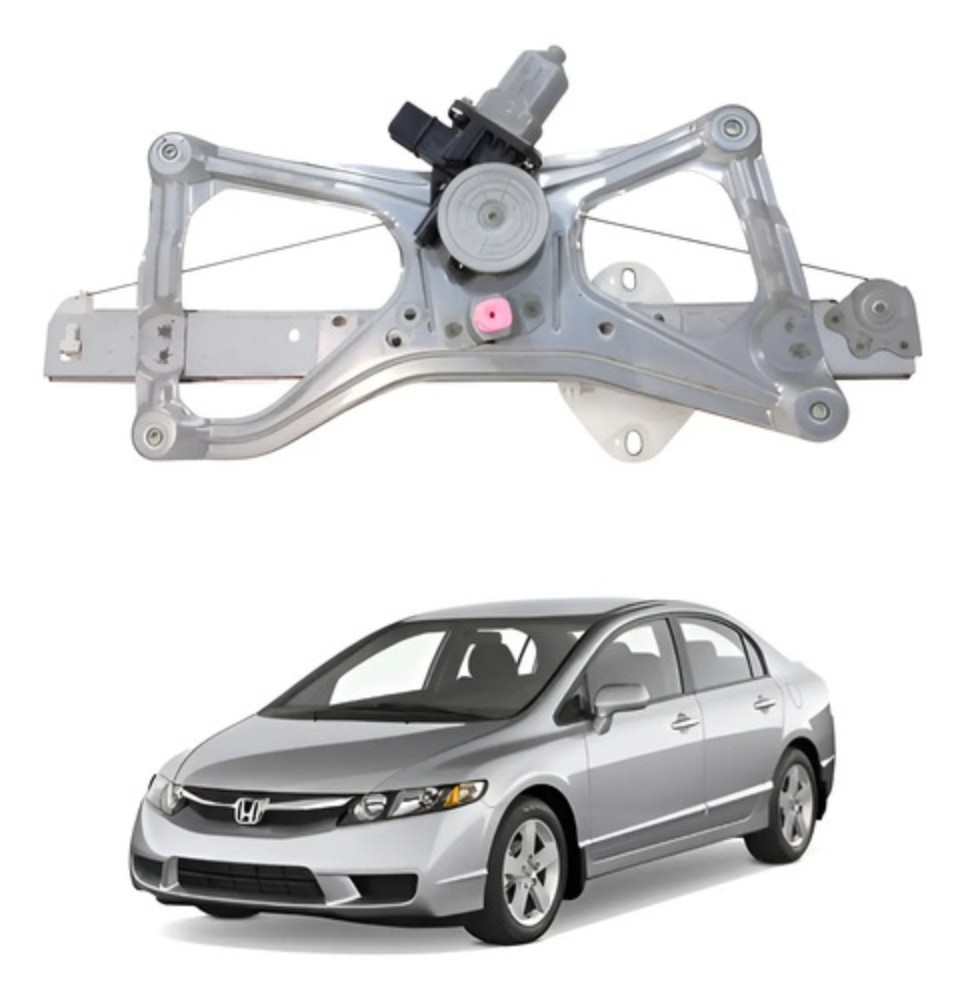 Máquina vidro dianteiro direito honda civic 2007 2011