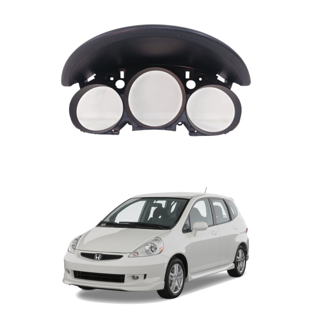 Moldura painel instrumento honda fit 2004 2008