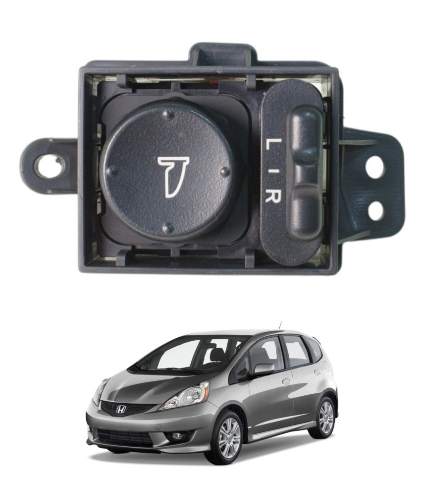 Botao comando retrovisor honda fit 2009 2012 52449 1