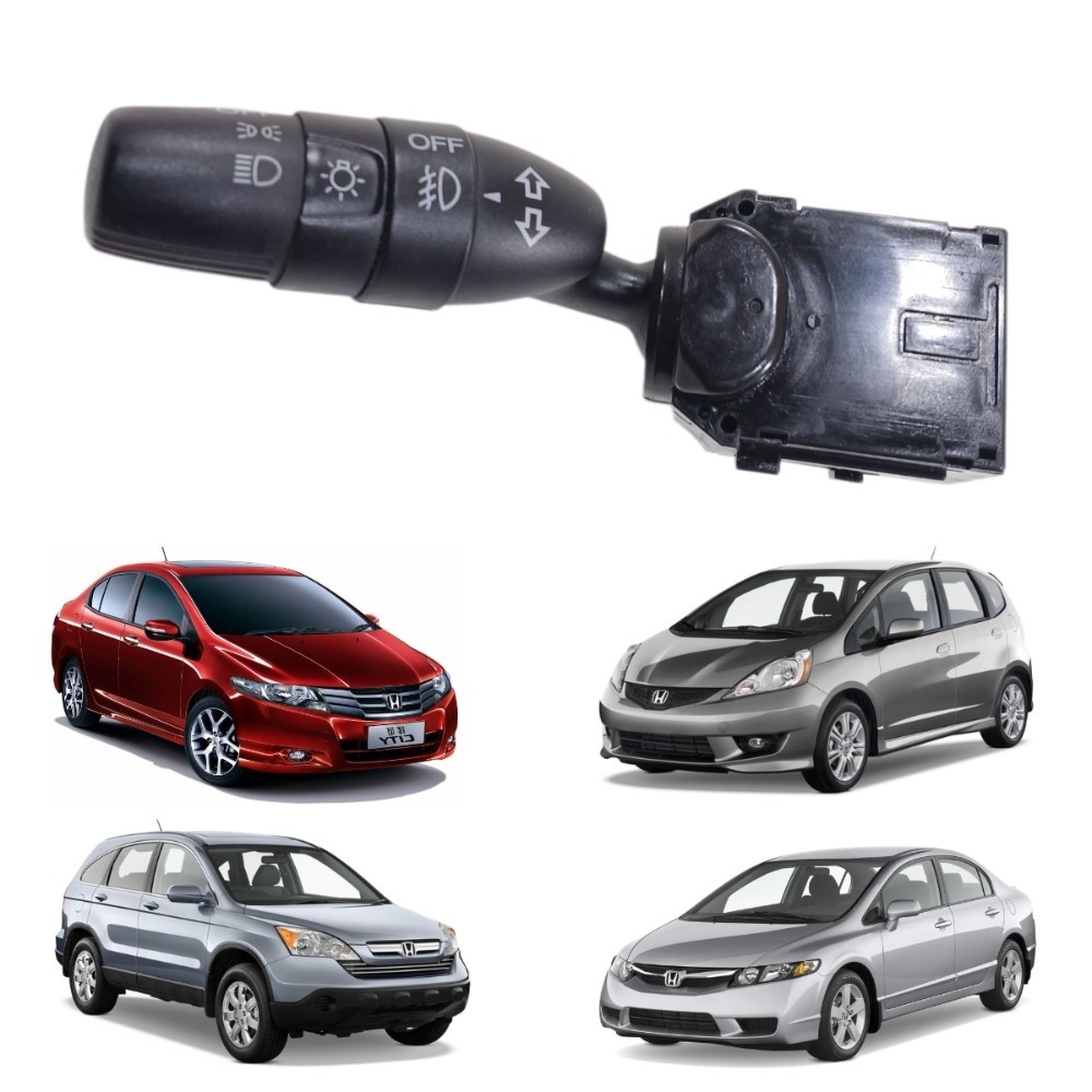 Chave seta farol neblina honda civic city fit crv 2007 2014