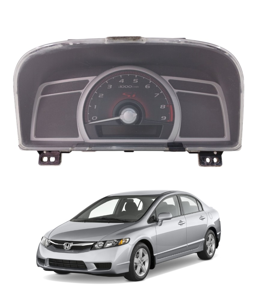Painel Instrumento Honda Civic 2.0 Si 2007 A 2011 Manual Preto