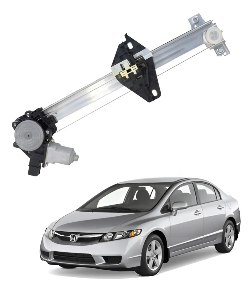 Maquina vidro traseira direita honda civic 2007 2011 47216