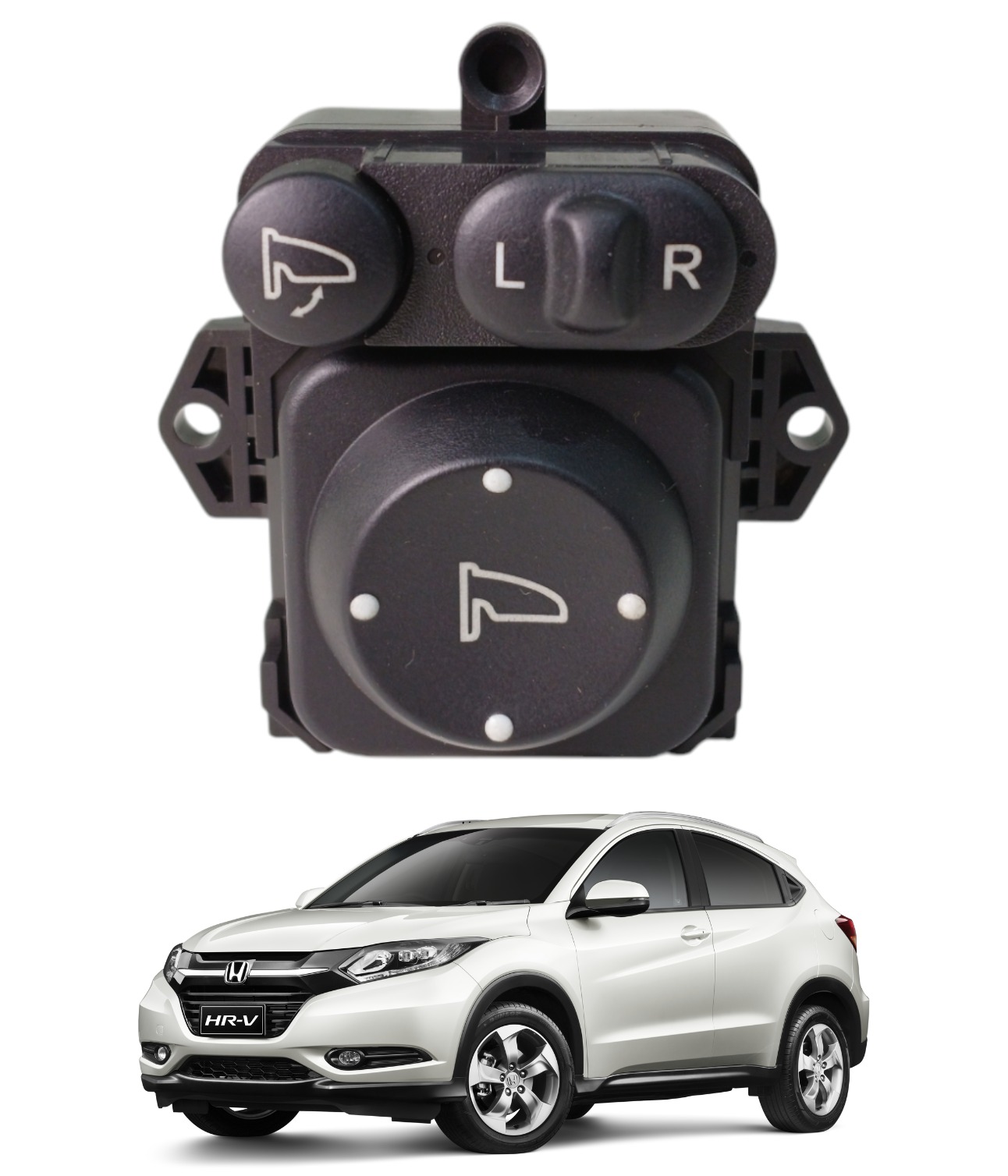 Botão Comando Retrovisor Retrátil Honda Hrv 2016 2017 E5359