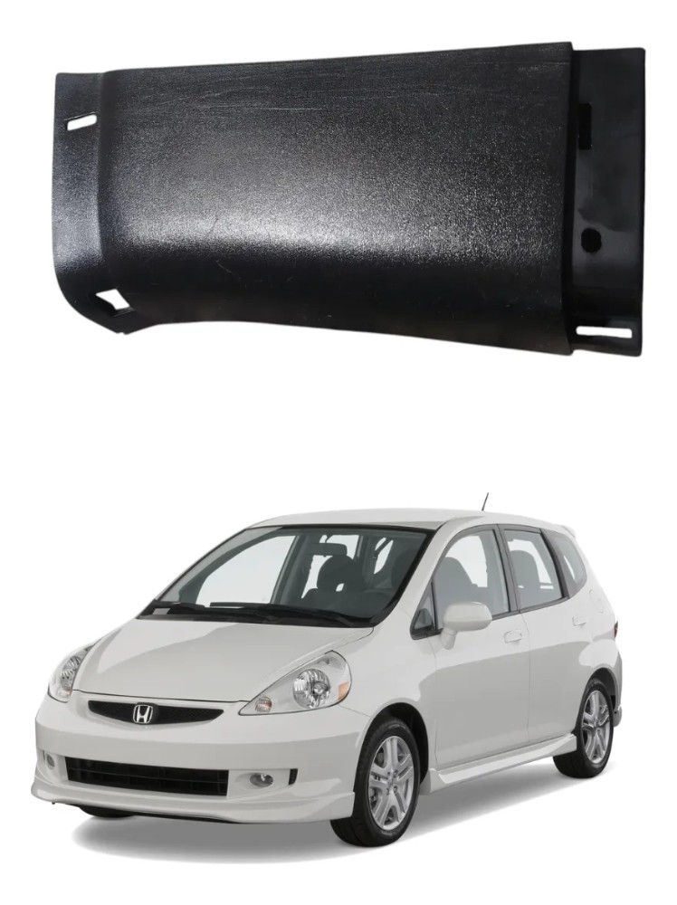 Acabamento inferior traserio direito honda fit 2004 2008