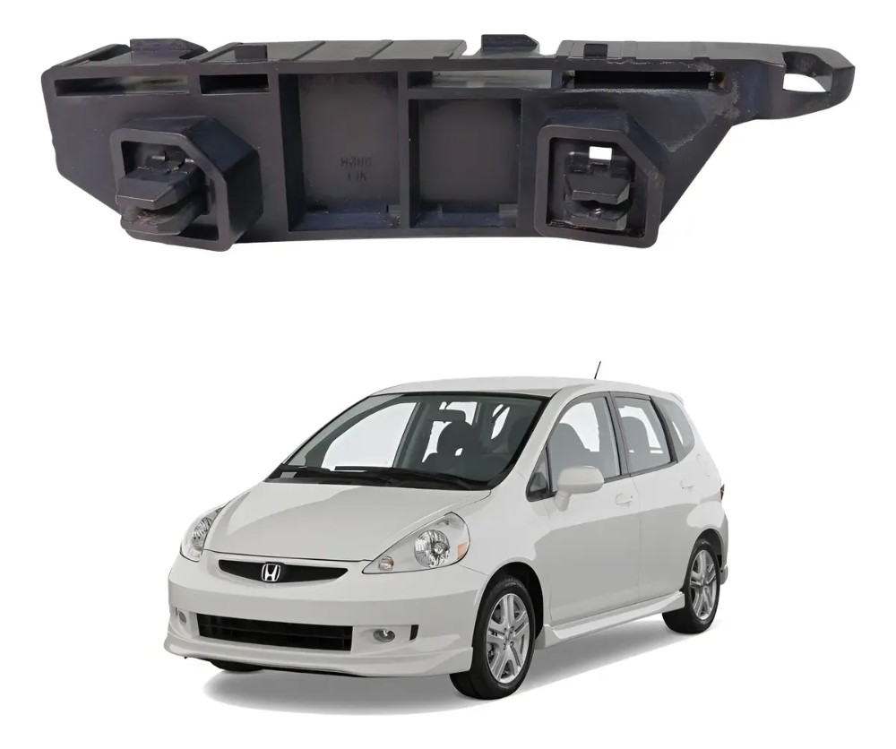 Guia parachoque dianteiro direito honda fit 2004 2008 45150