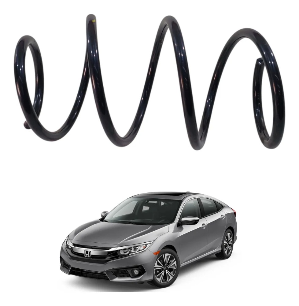 Mola Amortecedor Dianteiro Esquerdo Honda Civic 2017 2021
