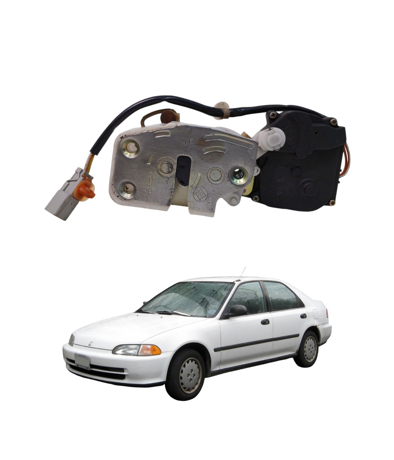 Tranca Porta Dianteira Direita Honda Civic 1992 1995